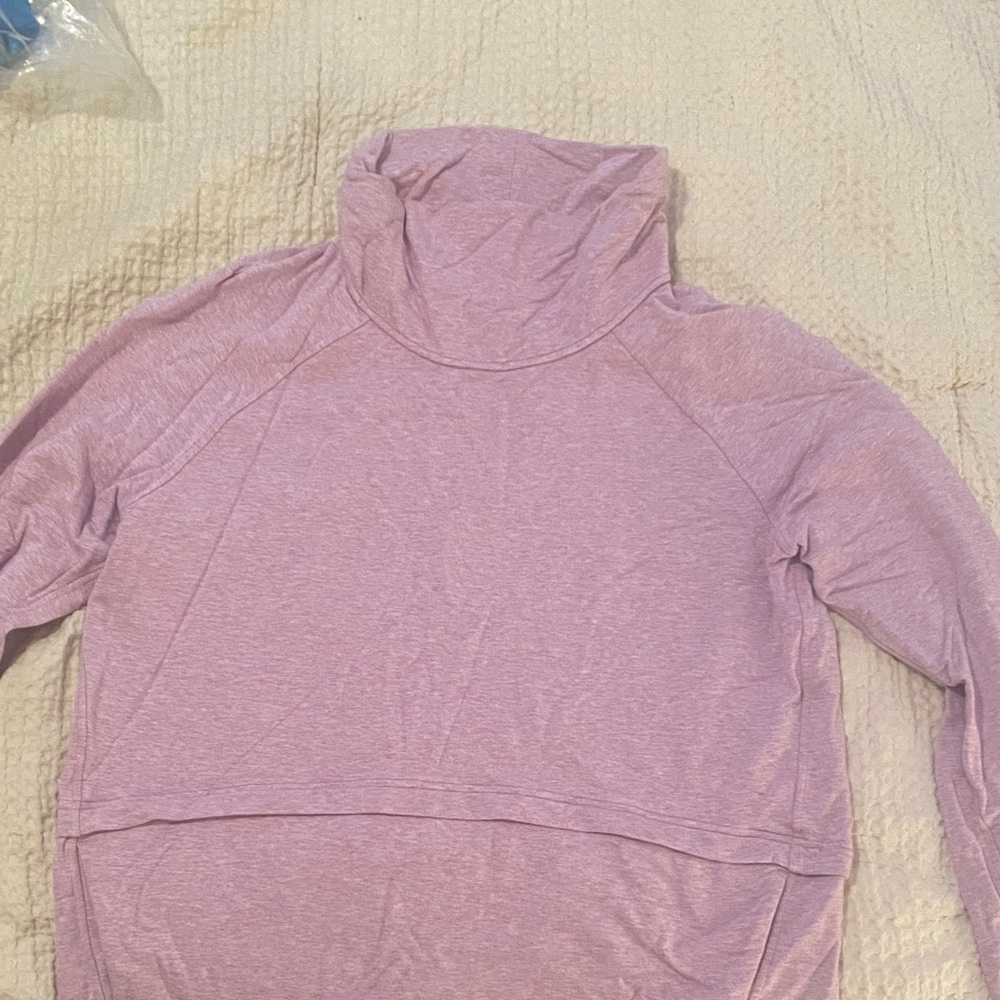 Lululemon Lavender Turtleneck Long Sleeve Top